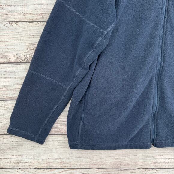 The North Face Full Zip Terry Fleece Jacket Mens XXL Navy Blue - Picture 5 of 13